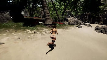 Kontol Besar Dan Keras Memenuhi Perut Lara Dengan Sperma Dalam Game Hentai 3d