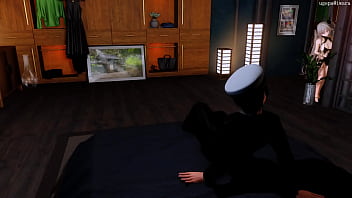 Gadis Cantik Anchorage Azur Lane Dalam Gaun Cheongsam Tiongkok Yang Menggoda, Siap Melayani Ciuman Dan Aksi Ranjang Yang Liar