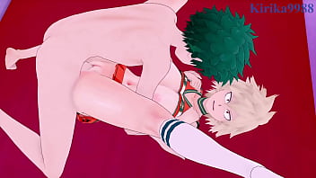Himiko Toga Dan Mitsuki Bakugo Yang Jadi Cheerleader Ngesek Izuku Midoriya Sampai Meraung-raung – My Hero Academia Hentai
