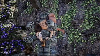 Lara Croft Membangkitkan Patung Purba Untuk Menguras Sperma Demi Ritual Mesum