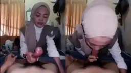 Mutia Baru Sampai Rumah, Pacar Langsung Nyedot Memeknya