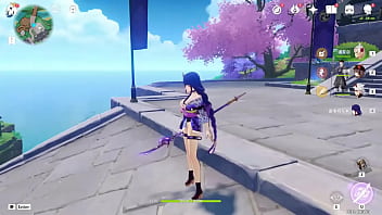 Raiden Genshin Telanjang Dengan Yukita Mod Yang Bikin Nafsu, Karya Hexi Wang