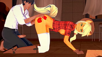 Applejack Menggila: Masturbasi Dan Adegan Panas Mlp Hentai