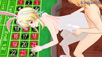 Paimon Dan Lumine Serta Aether Beradu Badan Dengan Penuh Nafsu – Genshin Impact Hentai