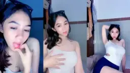 Belahan Dada Basah Kakak Seksi Goda Cewek Mango