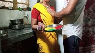 Holi Berubah Jadi Momen Birahi Panas Devar Dan Bhabhi