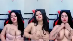 Aqila Chibel Remas Payudara Besar Dengan Brutal