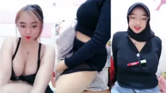 Cewe Buka Jilbab, Langsung Nafsu Ebot Guling.
