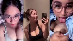 Hana Si Tiktoker Viral, Remas Toket Sampai Ngeces