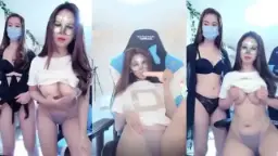 Shanty, Si Seksi, Lagi Main Sama Bestie Pake Kontol Karet.