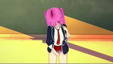 Cewek Rambut Pink Mainin Diri Sendiri – Cuplikan Hentai Panas Banget