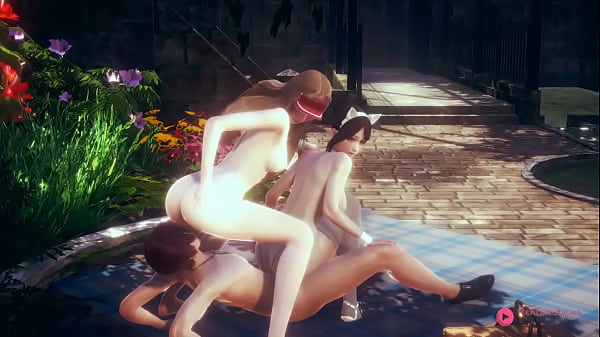 Pesta Seks Hentai 2 Cewek 2 Cowok Saling Ngewe Liar