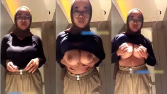 Pap Hijaber Toge, Tangan Nakal Remas-remas Toket Yang Bikin Makin Tegang.