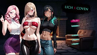 Tidur Bareng Penyihir Cantik, Ngewe Sambil Main Game Hentai Clicker | Demo Lich X Coven