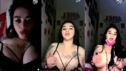 Nouna Tobrut Bbw Bertato, Goyangin Tato Gede Sambil Ngegebok