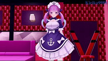Minato Aqua Dan Takane Lui Mainin Kontol Gue Sampe Keras. – Hentai Hololive Vtuber