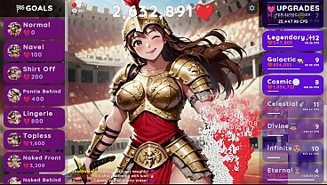 Aksi Spartan Panas Banget! (galeri Penuh) | Game Clicker Hentai | Hentai Clicker: Cassia Ep4, Bikin Muncrat!